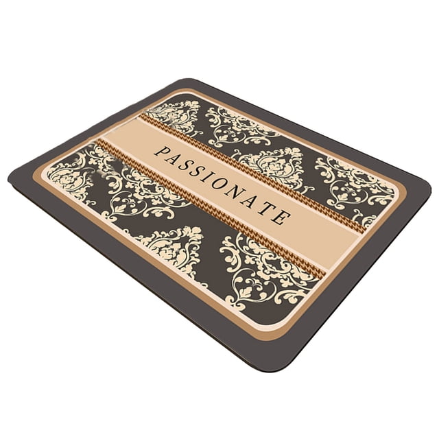WHEANG Raidley Dish Mat Retro Quick Drying Water Draining Mat For Kitchen Bar Countertops Coffee Dish Draining Mat(Style B 11.8*15.7 Inch)