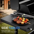 thumbnail image 3 of 3 Burner BBQ Propane Gas Grill, Stainless Steel Patio Garden 36,000 BTU Barbecue Grill with Side Shelves for Outdoor Cooking, 3 of 11