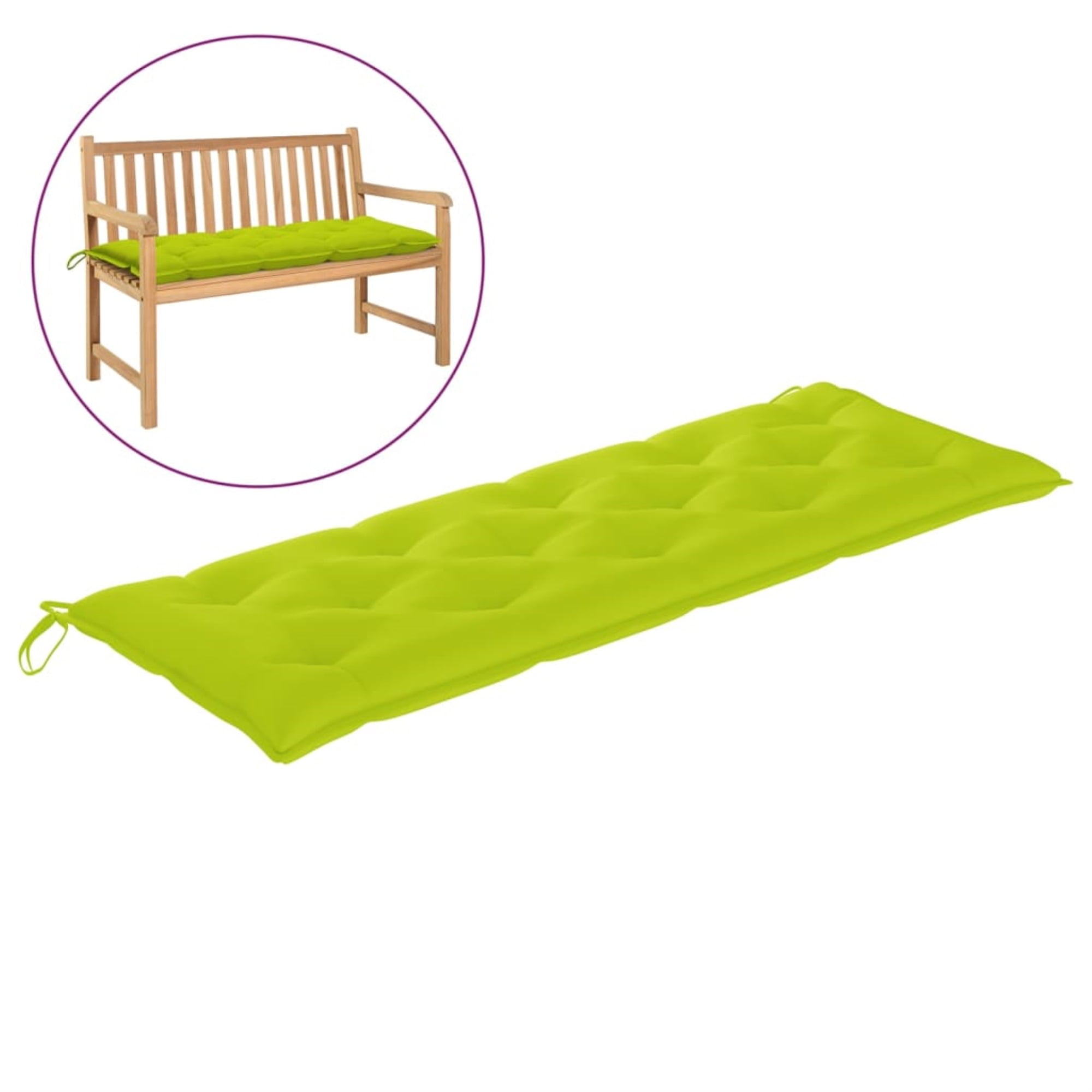 padded bench cushion outdoor