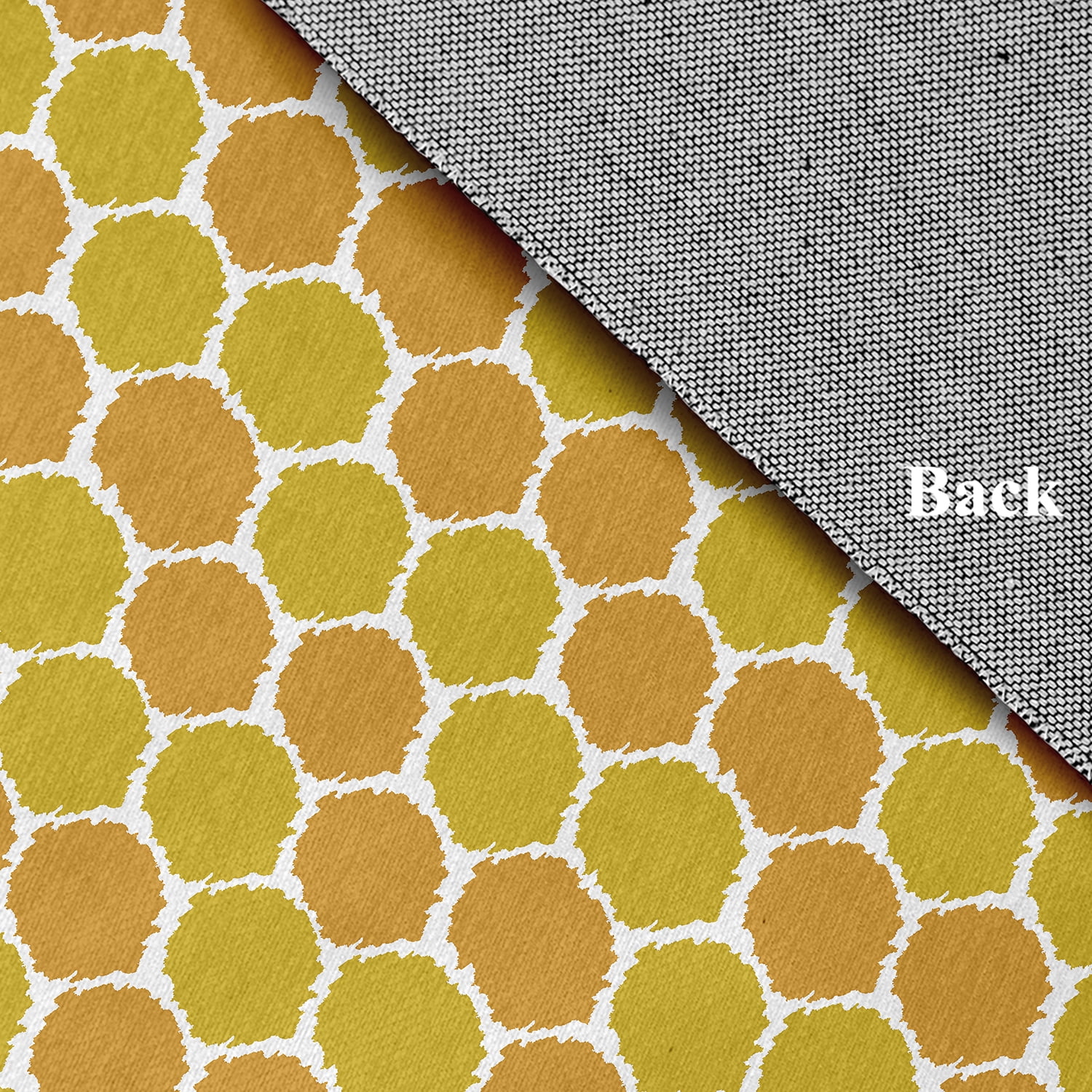 Simply Daisy 4' x 6' Sunny Mustard Geometric Rug