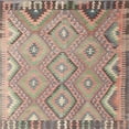thumbnail image 1 of Ahgly Company Machine Washable Indoor Square Contemporary Light French Beige Brown Area Rugs, 4' Square, 1 of 7