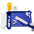 thumbnail image 2 of Right Hand Pill Counting Tray with Spatula (Blue - Stainless Steel Spatula), 2 of 7