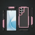 thumbnail image 2 of Allytechgroup Galaxy S25 Ultra Case with Screen Protector, Military Grade Shockproof Anti-Scratch Bumper Rugged TPU PC Hard Shell Corner Protective Phone Case for Samsung Galaxy S25 Ultra, Pink, 2 of 7