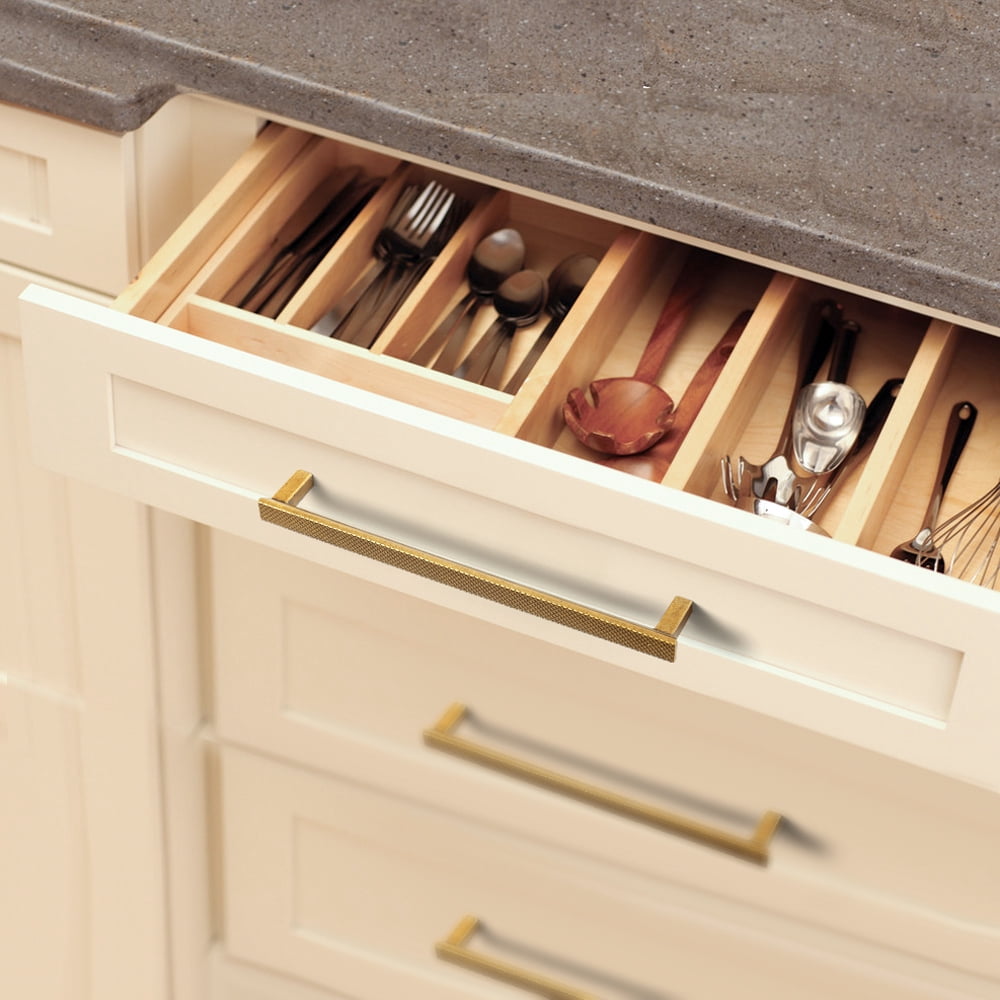 Goo-Ki 12 Pack Antique Brass Cabinet Handles of 7.6''(192mm) Hole Center, Zinc Alloy Cabinet Pulls for Drawer,Dresser,Cupboard Wardrobe