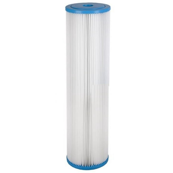 Hydronix SPC-45-2050 Pleated Water Filter Whole House Commercial Industrial Washable and Reusable 4.5" x 20" - 50 micron