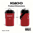 thumbnail image 4 of Igloo Laguna Pro 1/2-Gallon Beverage Cooler - Red, 4 of 17