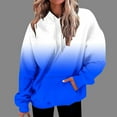 thumbnail image 2 of FAIWAD Hoodies Sweatshirt for Women Plus Size Long Sleeve Gradient Sweatshirts Lightweight Comfy Drawstring Tops, 2 of 5