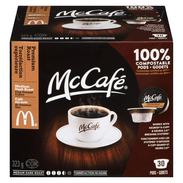 Dosettes de Café à Torréfaction Supérieure McCafé 30&nbsp;dosettes