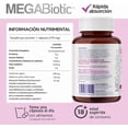 thumbnail image 3 of Suplemento Alimenticio MEGABIOTIC Inulina de Agave 120 Cápsulas 60 Billones Probioticos, 3 of 7