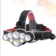 thumbnail image 5 of Linterna frontal recargable por USB de 8 LED, linterna frontal LED COB con cable USB, linterna frontal sin batería, 5 of 6
