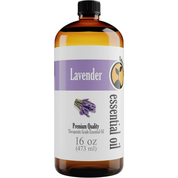 Lavender Essential Oil, 16 Ounce, Therapeutic Grade for Aromatherapy, Candle & Soap Making, Diffusers & Home, Lavender Oil