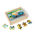 thumbnail image 1 of Rompecabezas de Madera Melissa and Doug 3792 Vehiculos de Construccion 4 en 1, 1 of 5