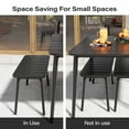 thumbnail image 3 of LAUSAINT HOME 3 Pieces Outdoor Patio Dining Set, Patio Furniture Set with 1 Oversized Table and 2 Benches, 3 of 8