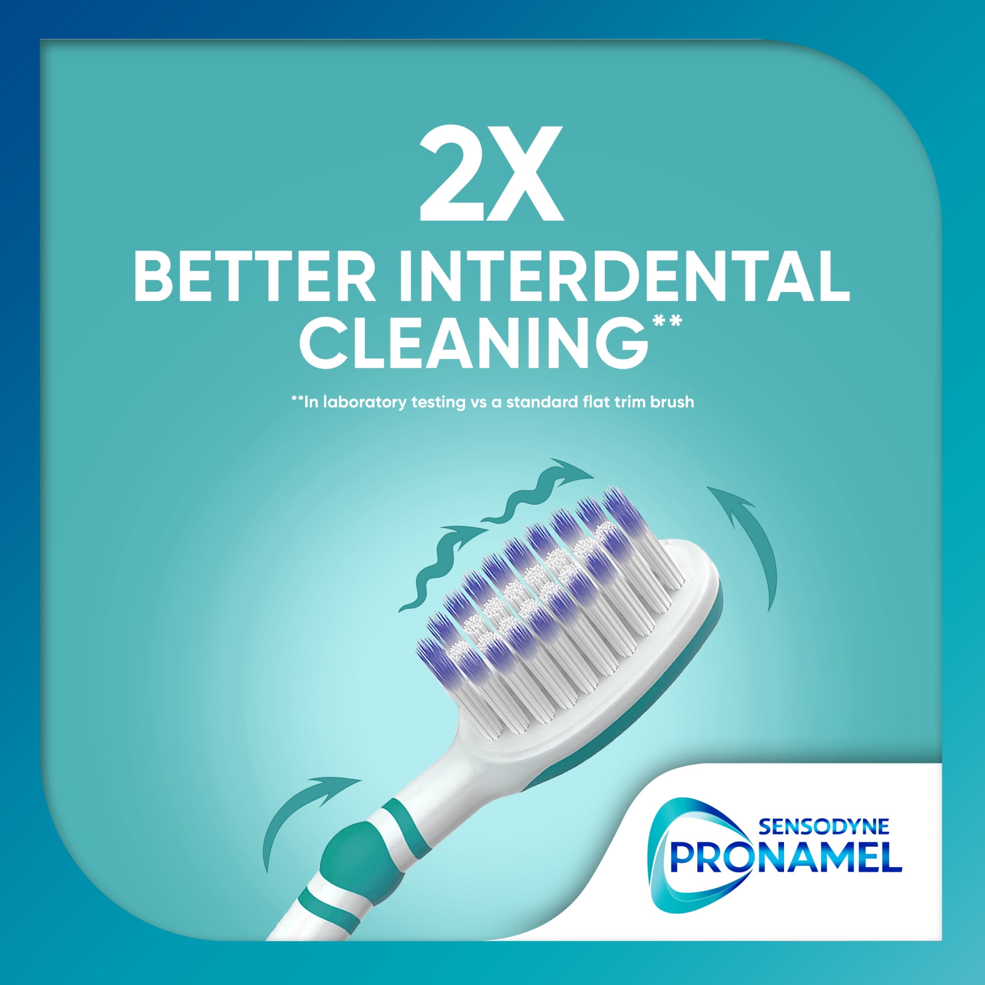 Sensodyne Pronamel Intensive Enamel Repair Soft Toothbrush, 2 Pack, for Adults
