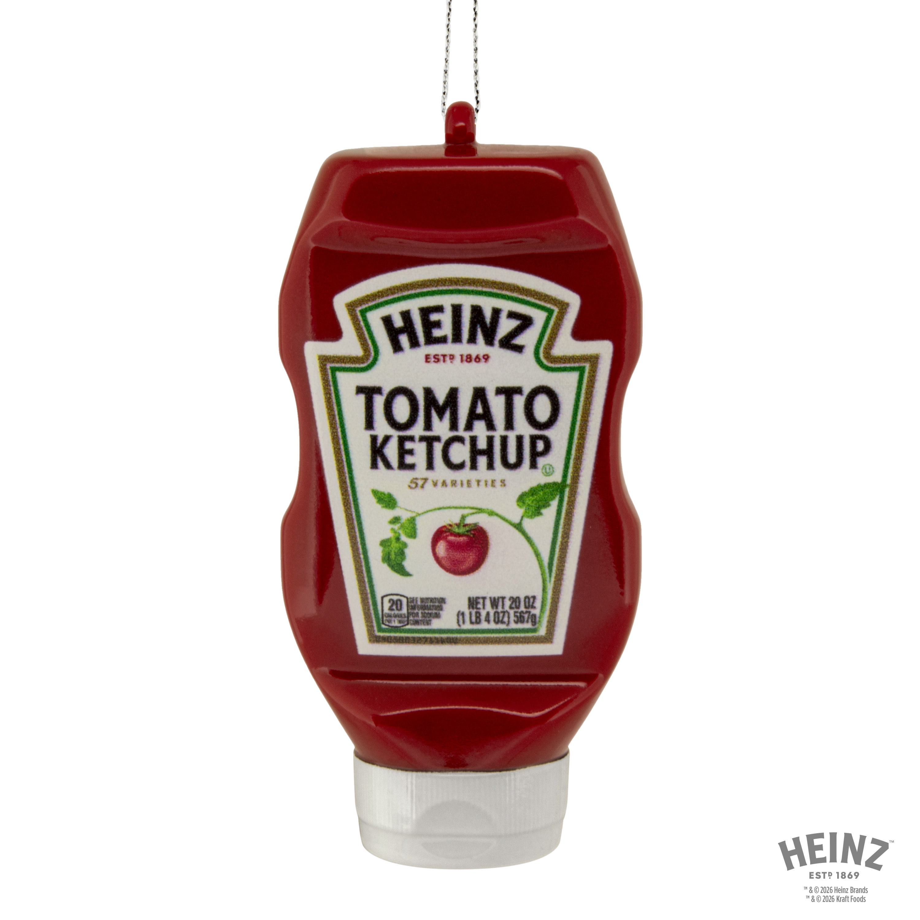 Hallmark Ornament (Heinz Tomato Ketchup Bottle, Shatterproof), 1 Count