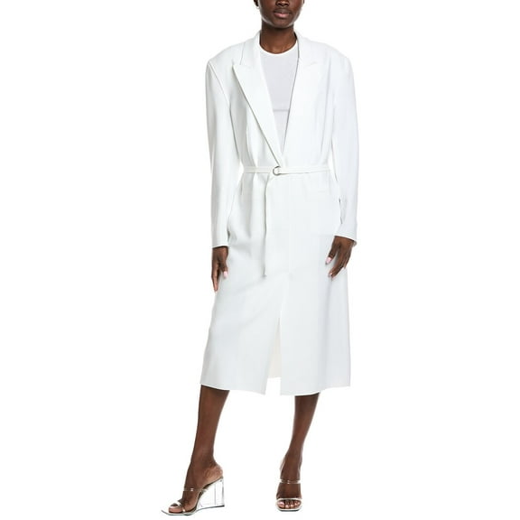 Norma Kamali womens  Easy Fit Sack Maxi Dress, XXS, White