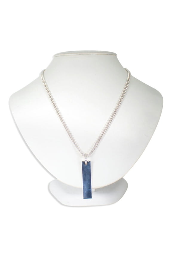 Pre-Owned GUCCI 925 Double Ball Chain Pendant Necklace