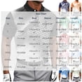 thumbnail image 3 of BRGZLK Mens Golf Shirts Summer 2026 Short Sleeve Turn-Down Collar Button-Down Lightweight Breathable Moisture Wicking Casual Pullover Shirts Blue A XXL, 3 of 7