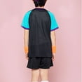 thumbnail image 4 of Boys Soccer Outfits Short Sleeve T-Shirt and Shorts Kids Sports Training Football Athletic Tracksuit Clothes, 4 of 4