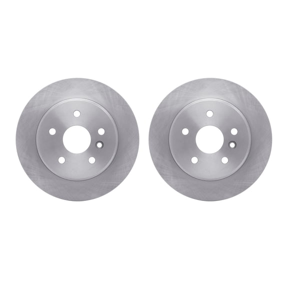 Dynamic Friction Company Rear Brake Rotors 6002-76113