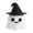 A, variant on Halloween Ghost Figurine Resin Statue With Black Hat, Cute Tabletop Decoration Ornament For Home Office Shelf Garden Party Display