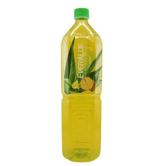 EverAloe Pineapple ALOE VERA Drink, 50.7 fl oz (Pack of 1) | Aloe Vera Juice