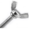 thumbnail image 2 of 10 PCS/Bag M5 Wing Screws Stainless Steel Wing Bolts Machine Fastener Silver Accessory (M5*16mm), 2 of 5