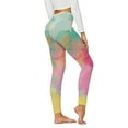 thumbnail image 2 of Giftesty Womens Pants Clearance Women Girls Leggings Skinny Tie-Dyed Printed High Waist Stretchy Tights Trouser Yoga Pants, 2 of 3