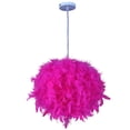 thumbnail image 1 of JFBUJC Feather Light Shade For Ceiling Pendant Light 30cm Fluffy Lamp Shade Lampshade Lightshade For Lamp, 1 of 4