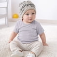 thumbnail image 2 of NIEWTR Boys Short Sleeve T Shirts Kids Summer Crewneck Color Block Tops Fashion Tees（Light Gray,2-3 Years), 2 of 5