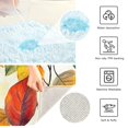 thumbnail image 3 of Yayeee Bath Rug for Bathroom Floor Non Slip Contour Fluffy Soft Absorbent Mat, 20"x24", Beige Leaves, 3 of 7