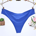 thumbnail image 2 of Bigersell Woman Underwear Clearance Thermal Underwear Women Period Panty Style P-1888 Spandex Thong Panties Thong Underwear Briefs High Waist Women's Panties Blue L, 2 of 2