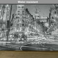 thumbnail image 6 of Ambesonne Black and White Place Mats Set of 4, Madrid at Night, Standard Size, Black White Grey, 6 of 6
