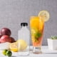 thumbnail image 4 of 8pcs PET Plastic Contenedores de almacenamiento vacío Bottillas con tapas de tapas Bebidas Bebé Bottle Bottle Bottle Jar (tapas negras), 4 of 5
