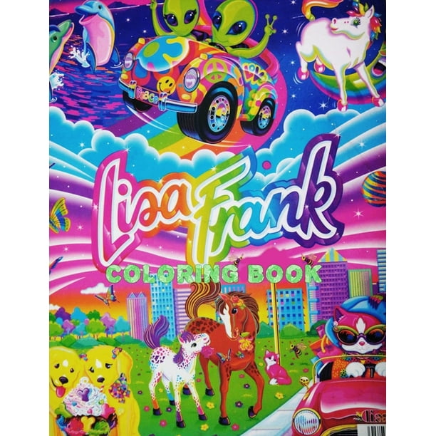 Download Lisa Frank Coloring Book Over 30 Pages Of High Quality Lisa Frank Colouring Designs For Kids And Adults New Coloring Pages It Will Be Fun Paperback Walmart Com Walmart Com