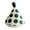 Green, variant on GUOOL Pot Handle Cap Pot Lid Cover Portable Dots Printed Anti Scalding Pot Holders Mitts for Griddle Cooking Kettle Grilling Baking Red