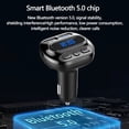 thumbnail image 4 of Binmer Car Mp3 Player LED Display Bluetooth Receiver Fm Transmitter Type-c Fast Charge Lossless Audio Decoding, 4 of 7
