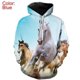 thumbnail image 3 of Sudadera con capucha con diseño de caballo y corcel para hombre y mujer, ropa con estampado 3D de pura sangre, novedad en sudaderas con capucha, moda Harajuku y2k, 3 of 5