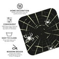 thumbnail image 3 of Yiaed Spiders On The Web Print Leather Coasters for Drinks - Cup Coasters Coffee Table Kitchen Table Bar, Home & Office Gifts Handmade Drink Coasters-Square, 3 of 6
