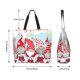 thumbnail image 5 of Fotbe Christmas Bolsa Tote Estética de Lona con Estampado para Mujer - Bolsa Reutilizable de Hombro Casual para Vacaciones, Compras, Trabajo y Gimnasio, 5 of 8