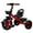 Red, variant on FUTATA Kids Trike for Aged 6 Month and Up Stroller Trike 3 Wheel Pedal Bike Toys & Gifts Easy Rider Trike with 2 Storage Baskets on Front & Back & Non-Slip Handlebar