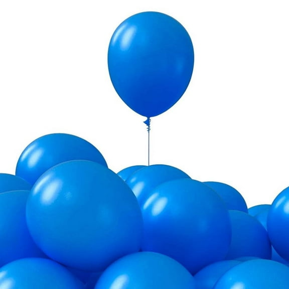12" Helium-Quality Natural Latex Balloons – 10 Baloons, Navy Blue, Safe for Age 8  – Elegant Party  Event Decorations: 1CT