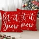thumbnail image 1 of Decoraciones navideñas, funda de almohada navideña de 17,71 x 17,71 pulgadas, ideal para decoración navideña, ideal para sofás del hogar, funda de almohada de poliéster., 1 of 6