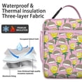 thumbnail image 2 of Hedgehog Insulated Lunch Box Men Reusable Lunch Tote Bag Water-Resistant Portable Lunch Bag Picnic Beach, 2 of 6