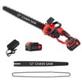 thumbnail image 5 of Wharick Mini Electric Chainsaw 25.98 Inch Ergonomic Anti-Slip Grip 45 Minutes Runtime, 5 of 18