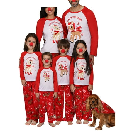 

Eyicmarn Matching Family Christmas Pajamas - Matching Christmas PJs Set for Family