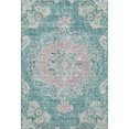 thumbnail image 2 of Addison Rugs Mayfield Premium Machine Washable Traditional Global Teal Rectangle Rug, 10' x 14', 2 of 6