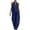 #81-Navy, variant on Cutuoiiu Womens Solid Color Cotton Linen Two Piece Set Halter Neck Top and Wide Leg Pants Outfit Gifts