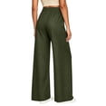 thumbnail image 5 of Pants for Women,Jeans for Women High Waisted Wide Leg Womens Jeans with Pockets Elastic Waist Strechy Drawstring Pull On Denim-Like Pants, 5 of 9