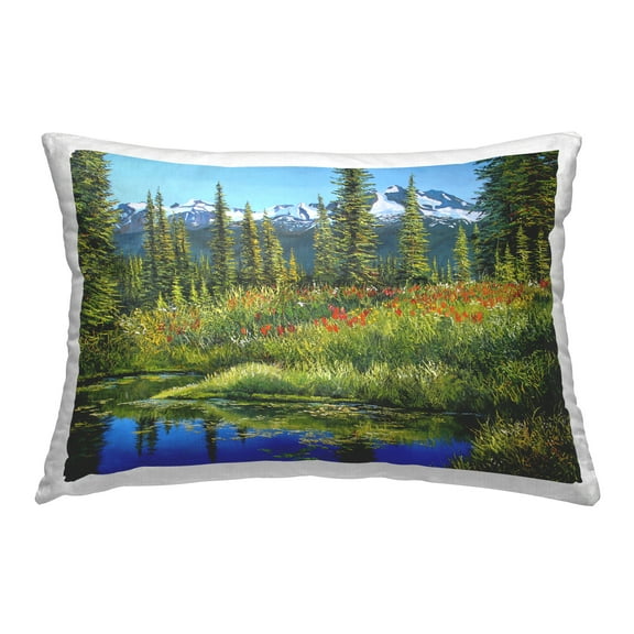 Stupell Industries High Country Summer Decorative Printed Throw Pillow Design by Andrew Kiss.